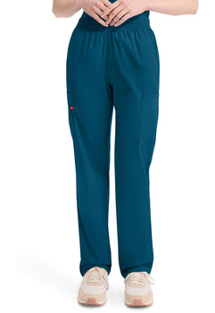 DK EDS Signature Natural Rise Tapered Leg Pull-On Pant - Caribbean Blue
