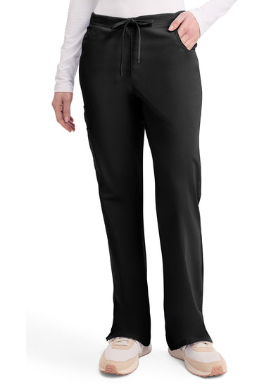 DK EDS Signature Mid Rise Drawstring Cargo Pant - Black