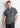 Mens Phoenix Short Sleeve Polo - Charcoal Marle back
