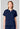 CK WW Revolution Mandarin Collar Top - Navy