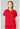 CK WW Revolution Mandarin Collar Top - Sweet Paprika