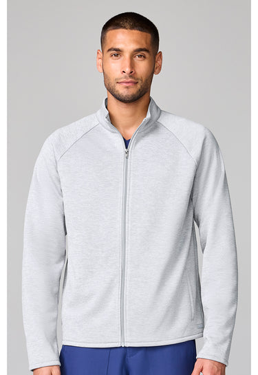Cherokee Basics Men's Fleece Jacket - Heather Grey