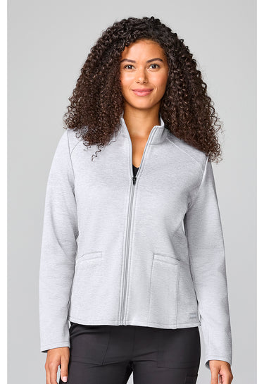 Cherokee Basics Fleece Jacket - Heather Grey