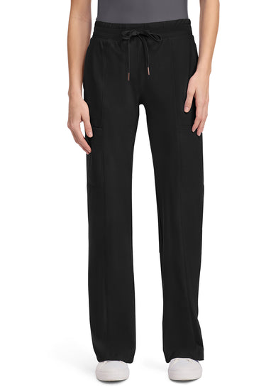 Cherokee Form Women's 5-Pocket Trouser Leg Pant - Black