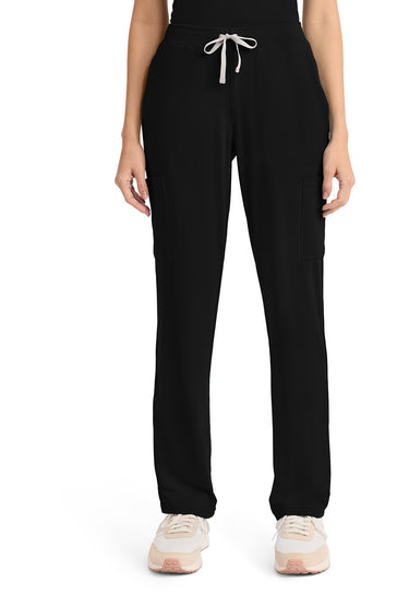 Cherokee Achieve Women's 5-Pocket Straight Leg Pant - Black