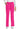 CK WW Originals Ultra Mid Rise Drawstring Trouser Cargo Pant - Electric Pink