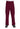 CK WW Originals Ultra Unisex Mid Rise Drawstring Straight Pant - Wine