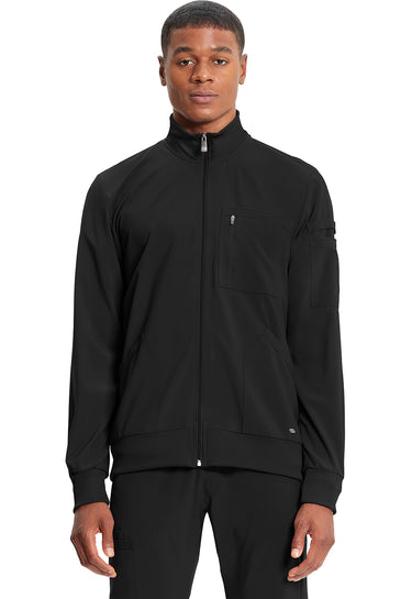 Cherokee Infinity Men's Zip Front Jacket - Black
