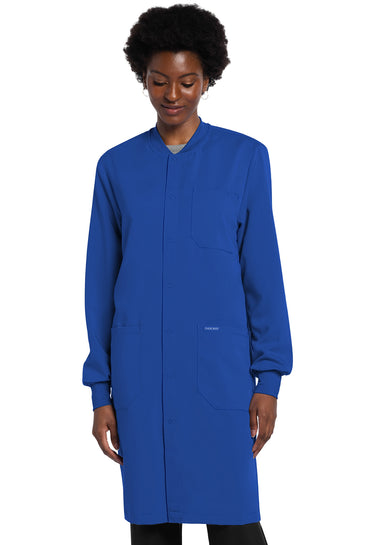 Cherokee Lab Coats 40" Snap Front Lab Coat - Royal