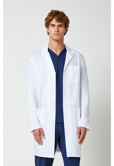 Cherokee Lab Coats 38" Men's Lab Coat - White