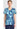 Cherokee Infinity Prints Round Print Neck Top - Saltwater Tie Dye