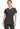 CK IN Infinity Women's V-Neck Top - Black