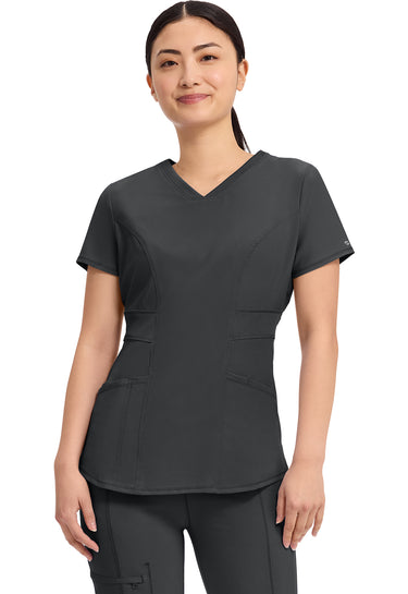 CK IN Infinity Women's V-Neck Top - Black