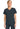 CK WW Originals Ultra Maternity Mock Wrap V-Neck Top - Pewter