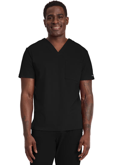 Cherokee Achieve Men's 1-Pocket Tuck-In Top - Black