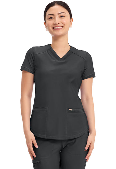 CK Form V-Neck Top - Black