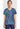 Cherokee Prints Women's Print V-Neck Top - Pretty Peacock