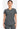 CK IN Infinity Women's V-Neck Top - Pewter