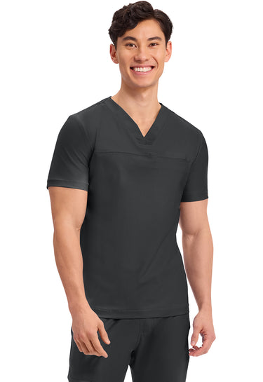 Cherokee Form Men's Tuckable V-Neck Top - Black