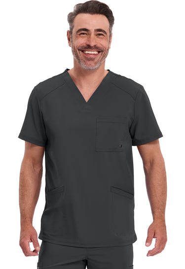 Cherokee Infinity Men's V-Neck Top - Black