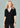 Womens Zip Front Short Sleeve Knit Cardigan - Black