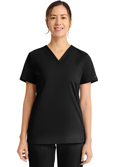 Cherokee Achieve Women's Tuck-In Top in Black