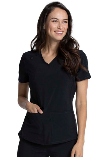 CK Allura V-Neck Top - Black