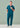 Unisex Pulse Straight Leg Scrub Pant - Caribbean Blue back