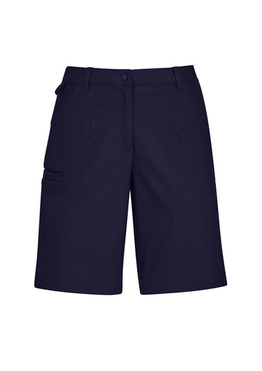 Womens Comfort Waist Cargo Short - Navy