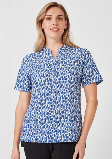 Womens Florence Stardust Print Tunic - Navy