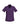 Womens Florence Plain Short Sleeve Shirt - Purple back