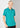 Womens Florence Daisy Print Short Sleeve Shirt - Teal
