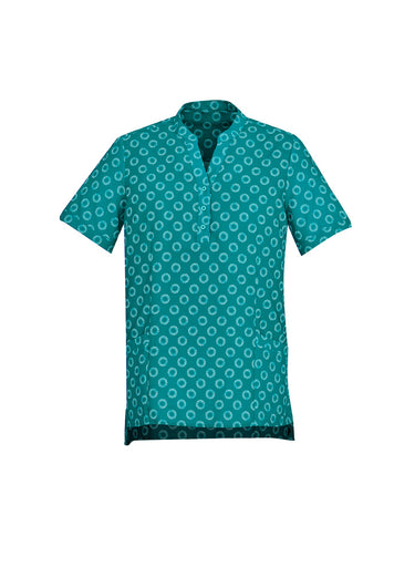 Womens Florence Daisy Print Tunic - Teal