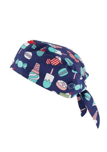 Biz Care Unisex Printed Scrub Cap - Sugar Land