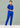 Womens Riley Straight Leg Scrub Pant - Electric Blue