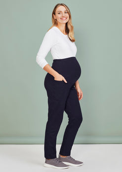 Biz Care Womens Rose Maternity Scrub Pant - Midnight Navy