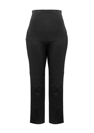 Biz Care Womens Rose Maternity Scrub Pant - Black