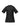Womens Parks Zip Front Crossover Scrub Top - Black back