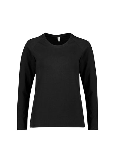 Womens Performance Long Sleeve Tee - Black