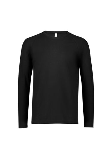 Mens Performance Long Sleeve Tee - Black