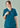 Womens Pulse V-Neck Scrub Top - Caribbean Blue back