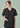 Unisex Pulse V-Neck Scrub Top - Black back