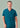 Unisex Pulse V-Neck Scrub Top - Caribbean Blue back