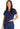 DK EDS Essentials Mock Wrap Top - Navy