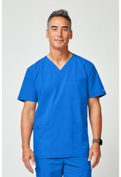 DK Forge Men's V-Neck Top - Royal