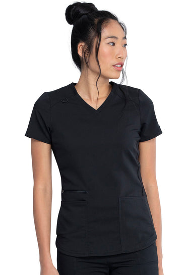 Dickies V-Neck Top - Black