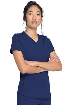 Dickies V-Neck Top - Navy