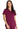 Dickies V-Neck Top - Wine