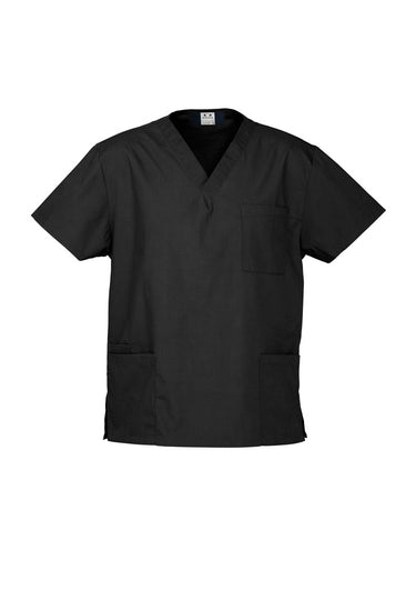 Unisex Classic Scrub Top - Black