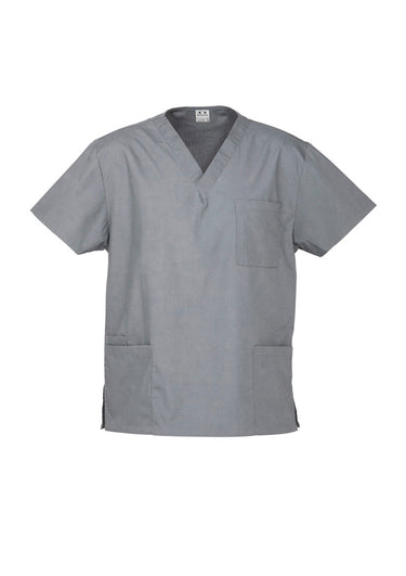 Unisex Classic Scrub Top - Pewter